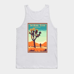 Joshua Tree National Park Vintage Travel Poster Tank Top